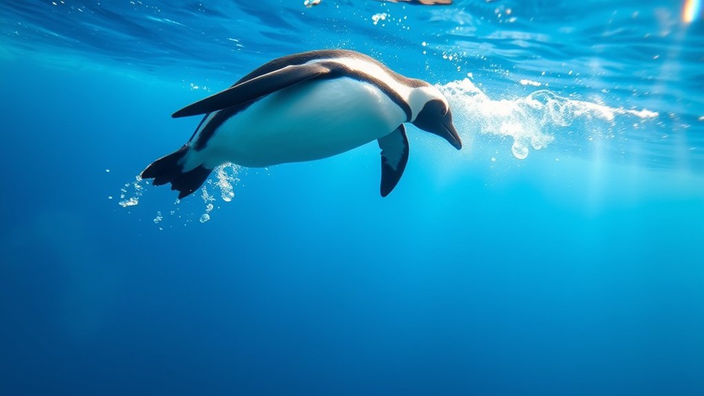 porpoising enhances penguin efficiency