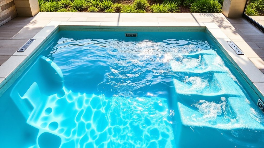 powerful adjustable swim spa