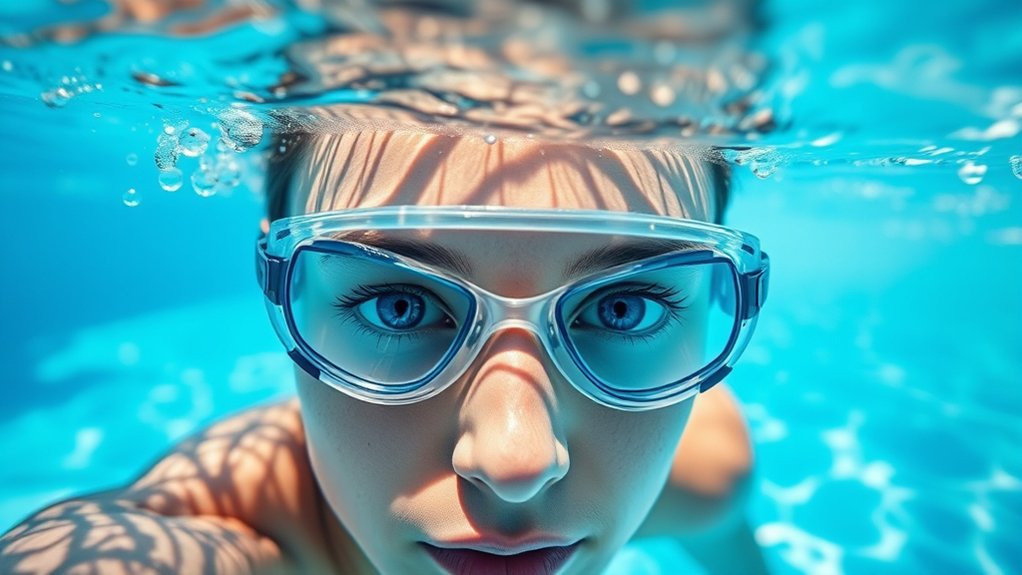 protect eyes while swimming