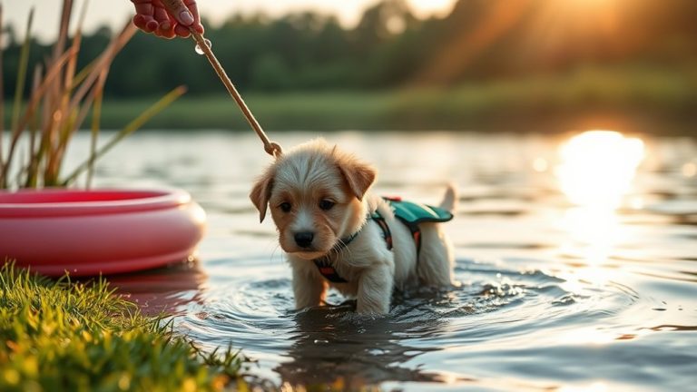 puppy swimming age guidelines