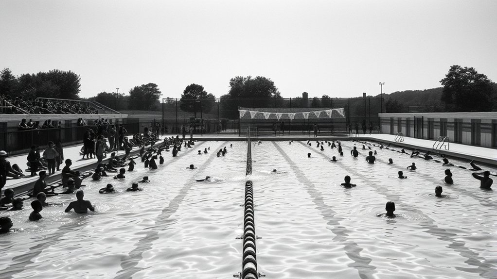 racial segregation in swimming