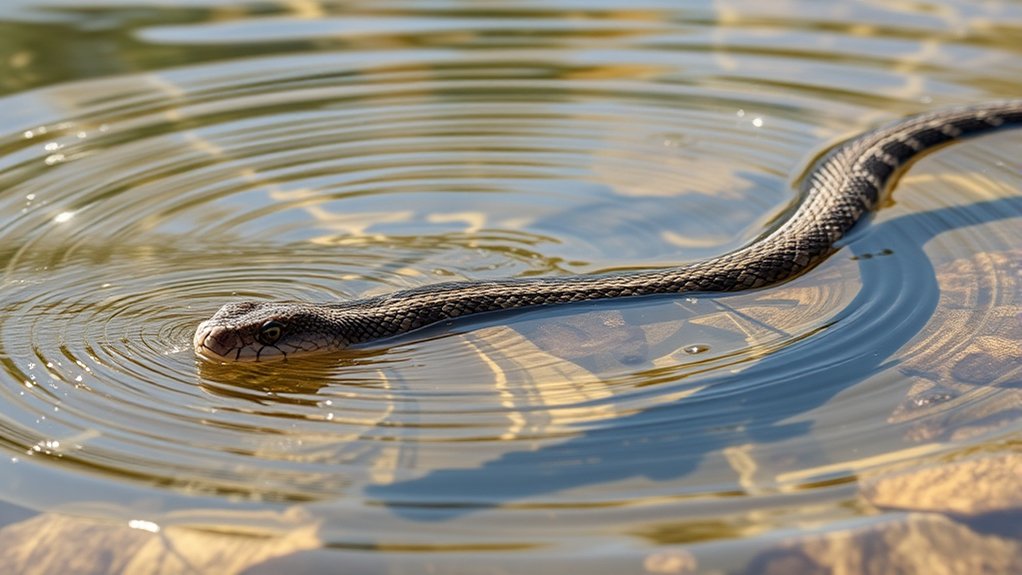rattlesnakes swim with agility