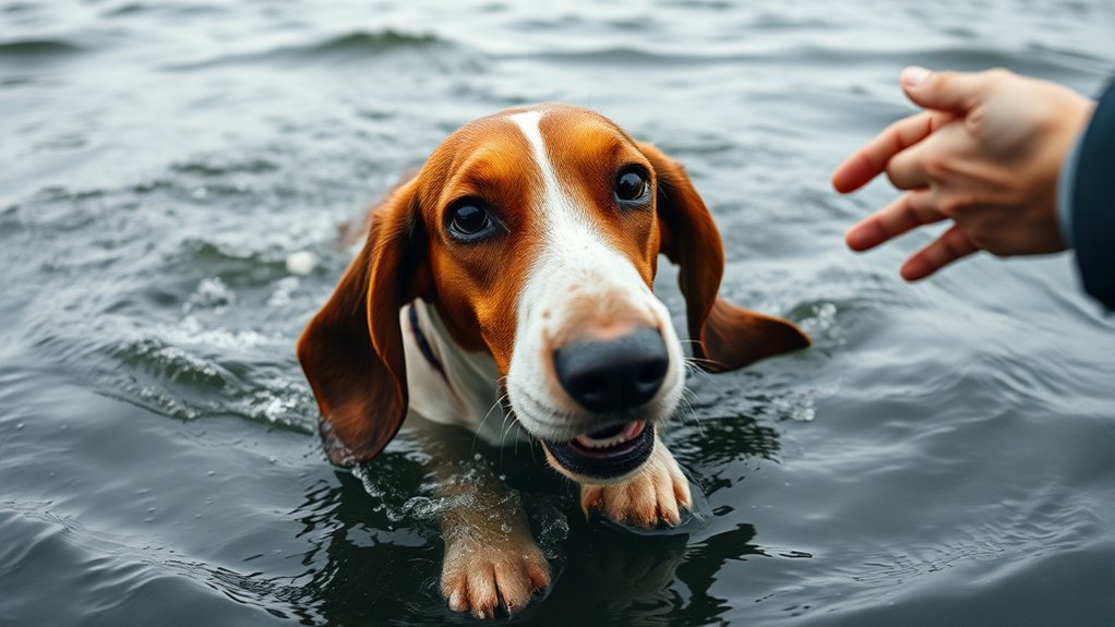recognize swimming distress signs