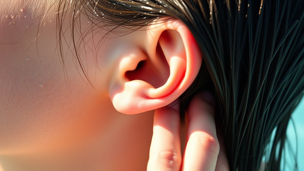 remove water from ear