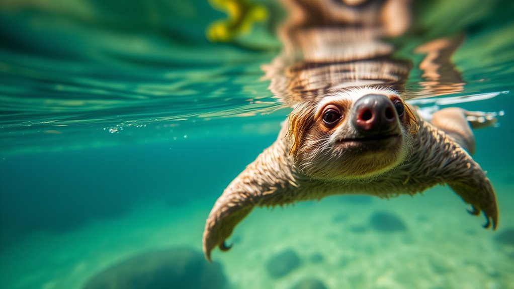 sloths breath holding abilities