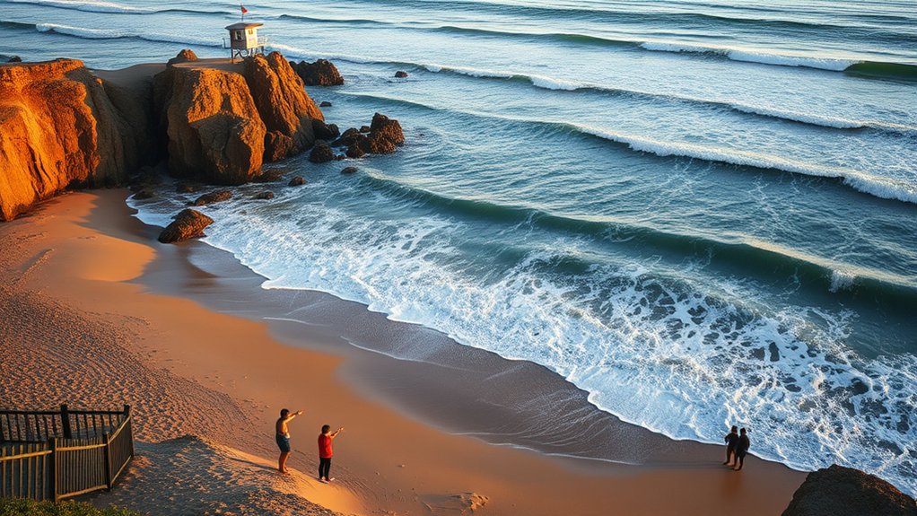 stay calm swim parallel