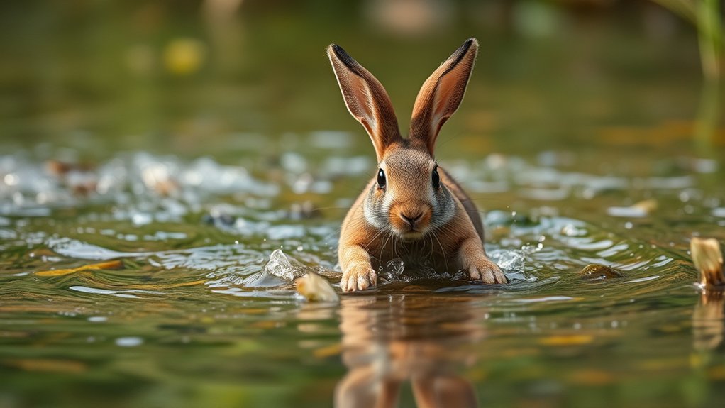 survival through instinctive swimming