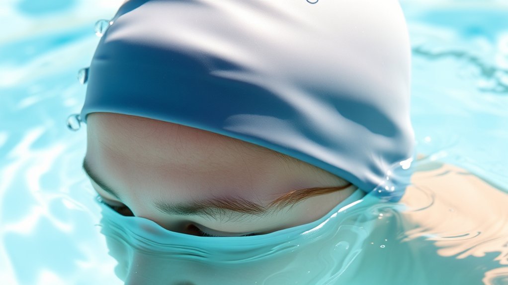 swim caps don t ensure dryness