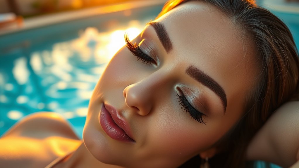 swim carefully with extensions