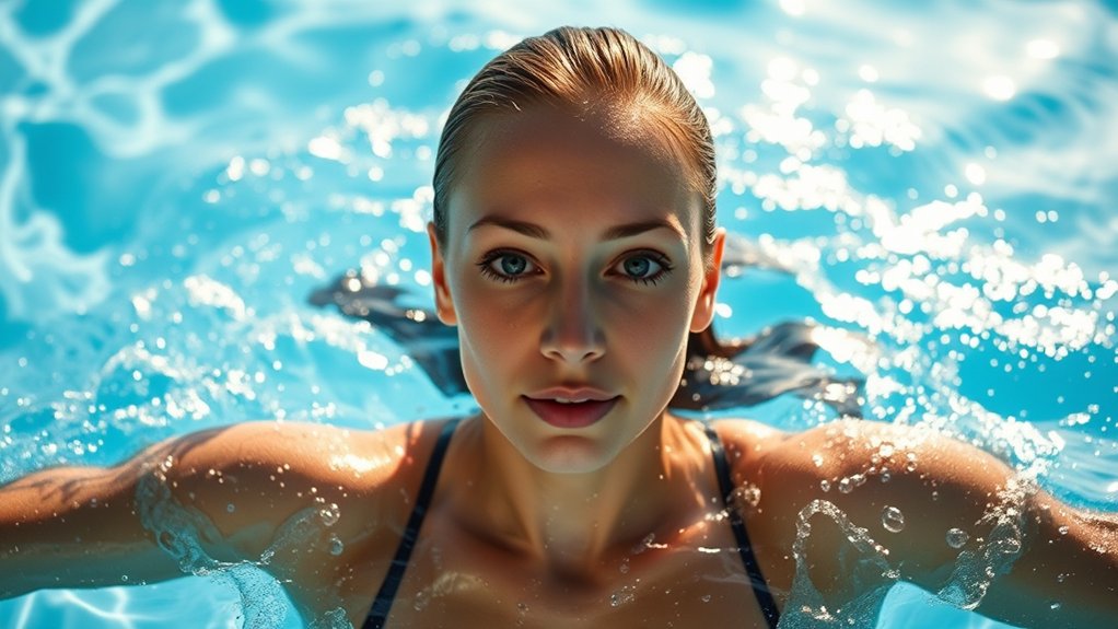 swimming eases menstrual cramps