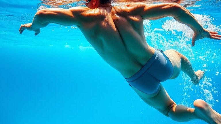 swimming engages full body