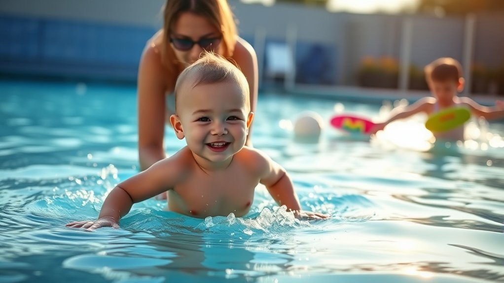swimming milestones by age