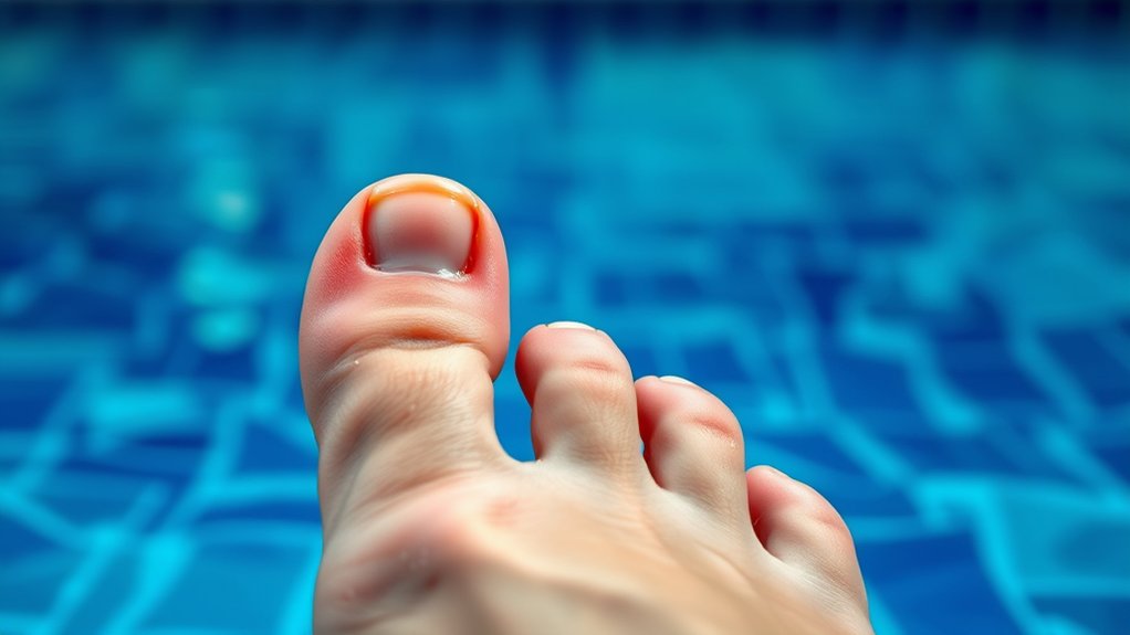 swimming risks ingrown toenails