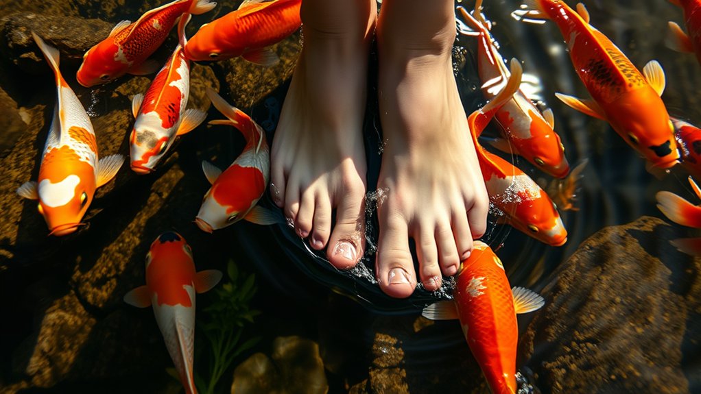 swimming risks koi health