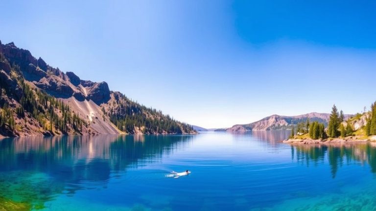 swimming safety at crater lake