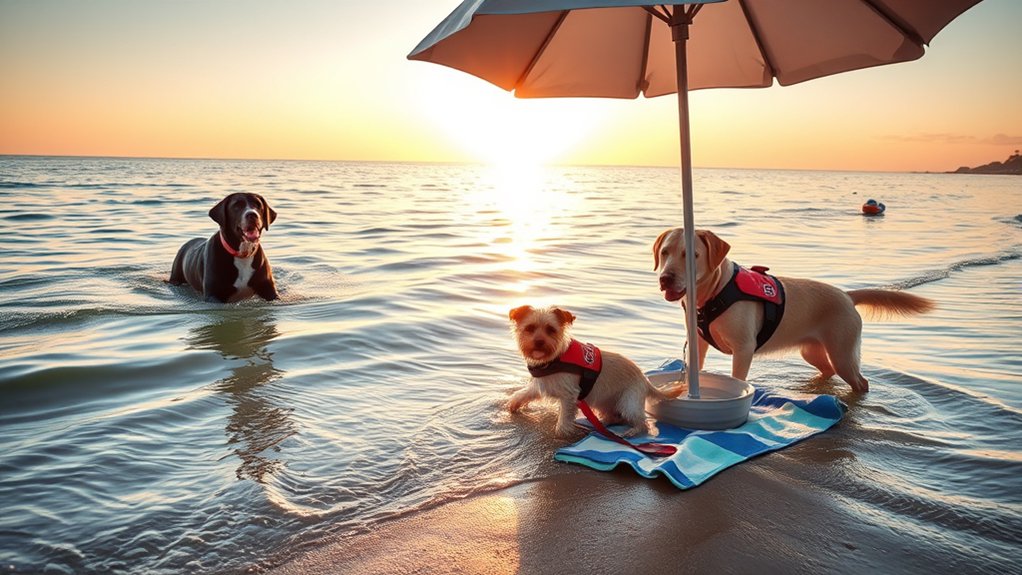 swimming time by breed