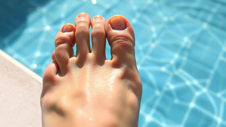 swimming with ingrown toenail risks
