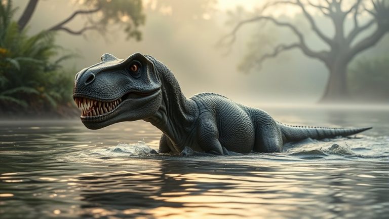 t rex swimming capabilities explored