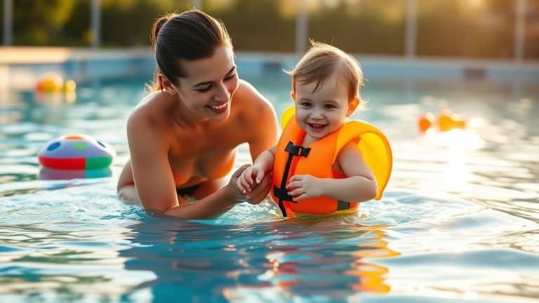 teach your child swimming