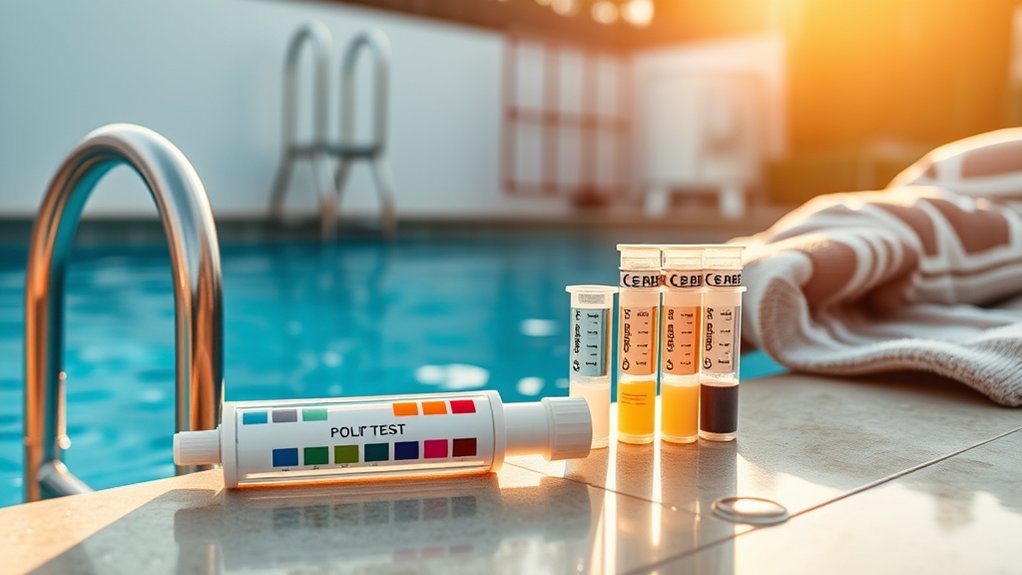 test pool water weekly