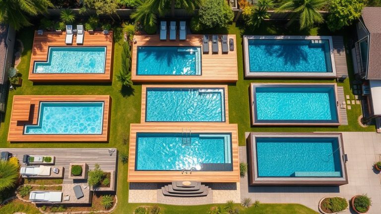 top above ground pool designs