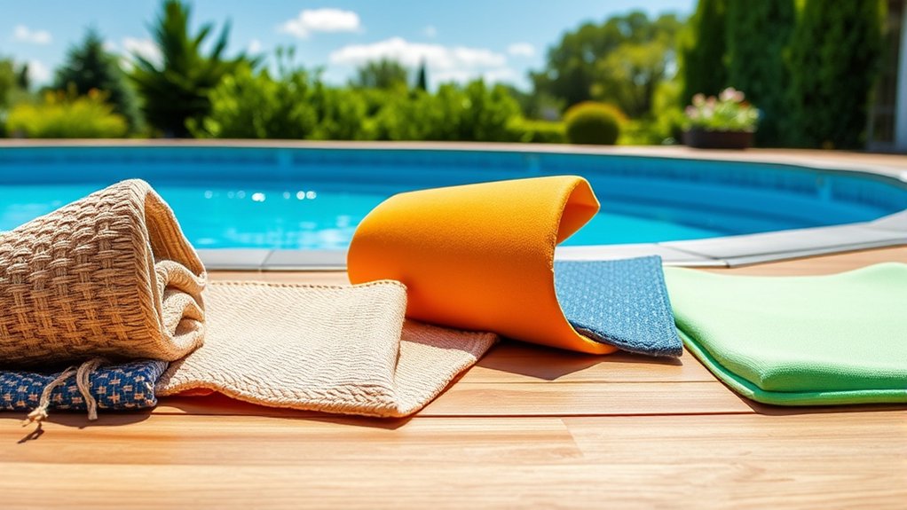top above ground pool pads
