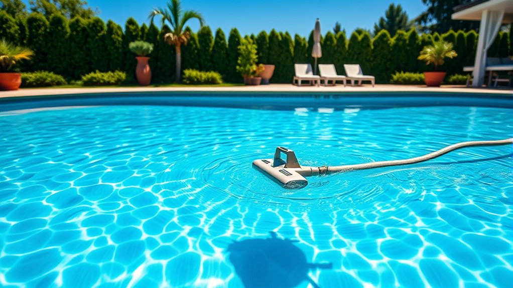 top above ground pool vacuums