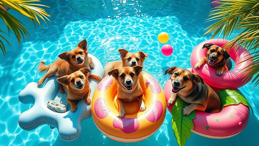 top dog pool floats