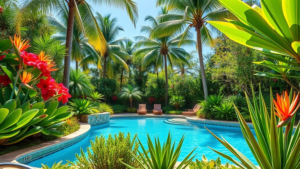 top florida poolside plants