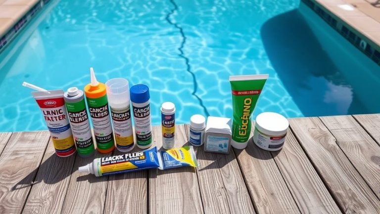 top pool crack fillers