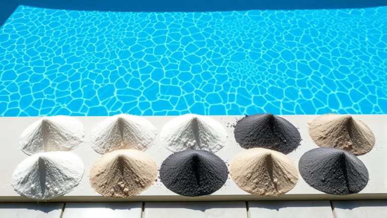 top pool filter sand
