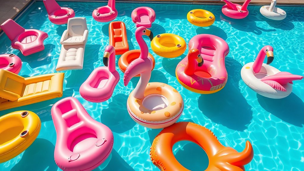 top pool floats with cup holders