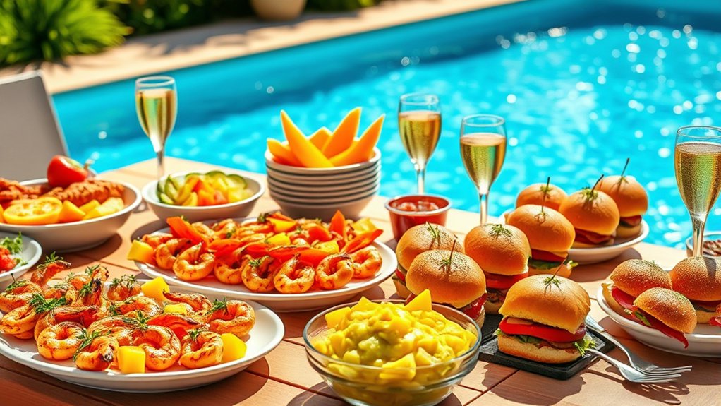 top pool party foods