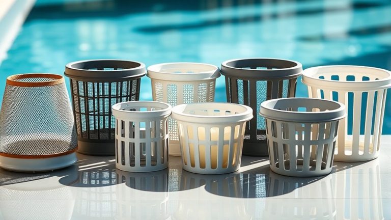 top pool skimmer baskets