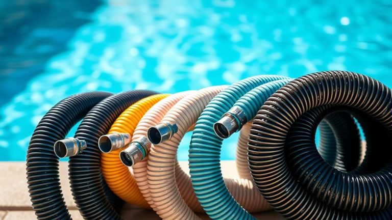 top pool vacuum hoses