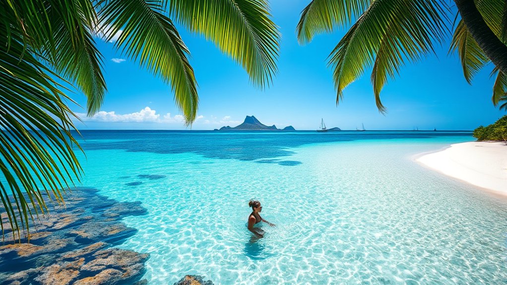 tropical paradise swimming destinations