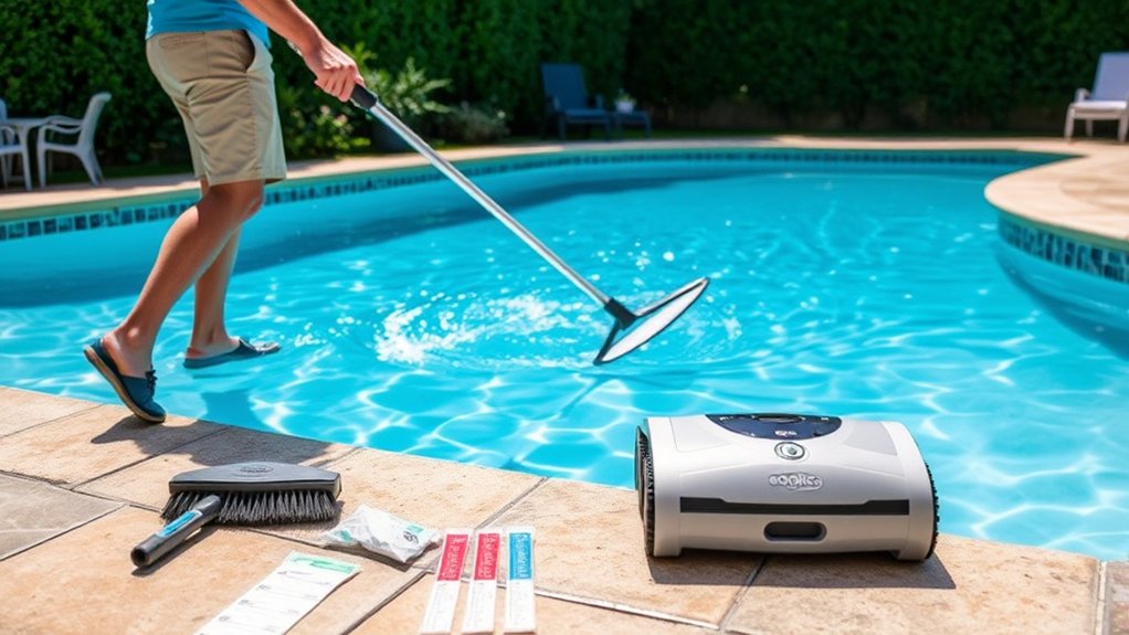 weekly pool maintenance essentials