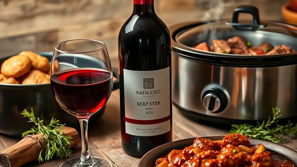 choosing wine for stew