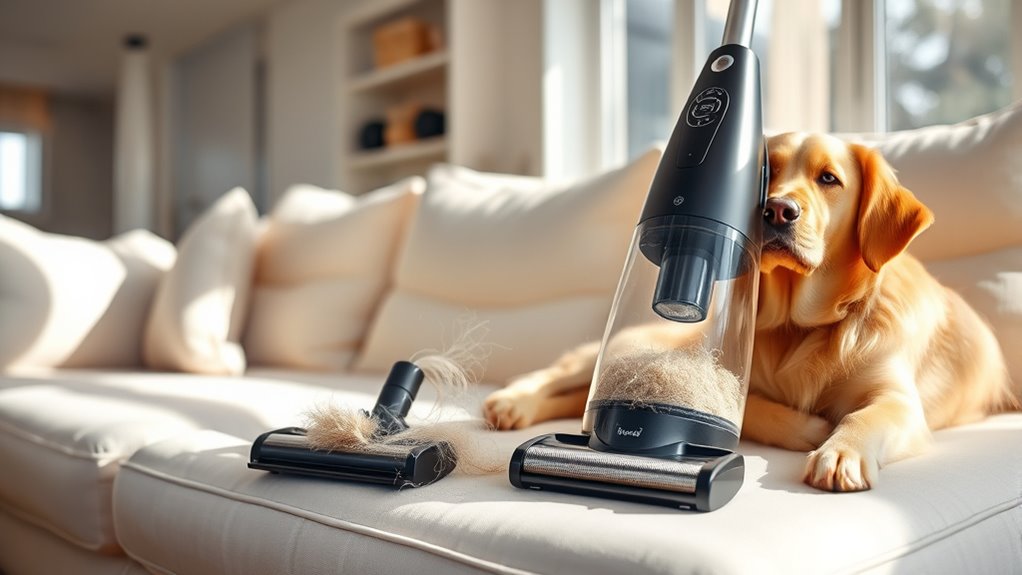 dog fur cleaning devices