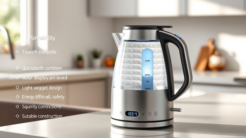 portable kettle selection factors
