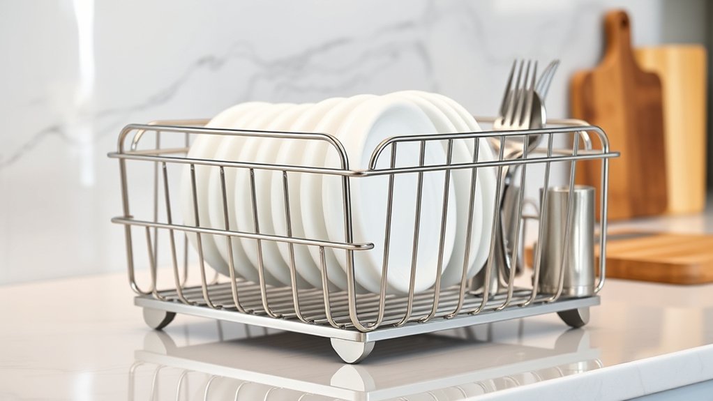 stainless steel dish rack considerations