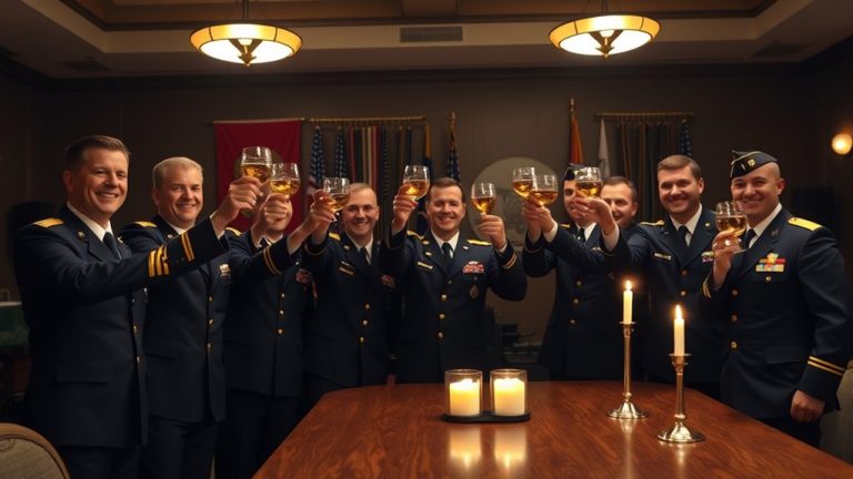 toast to military excellence