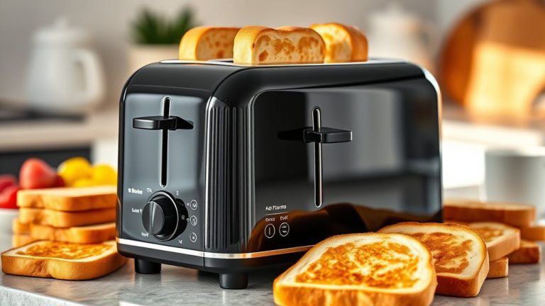 top 4 slice black toasters