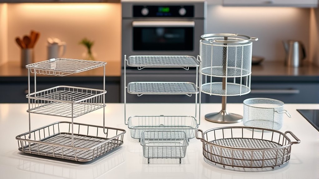 top air fryer racks