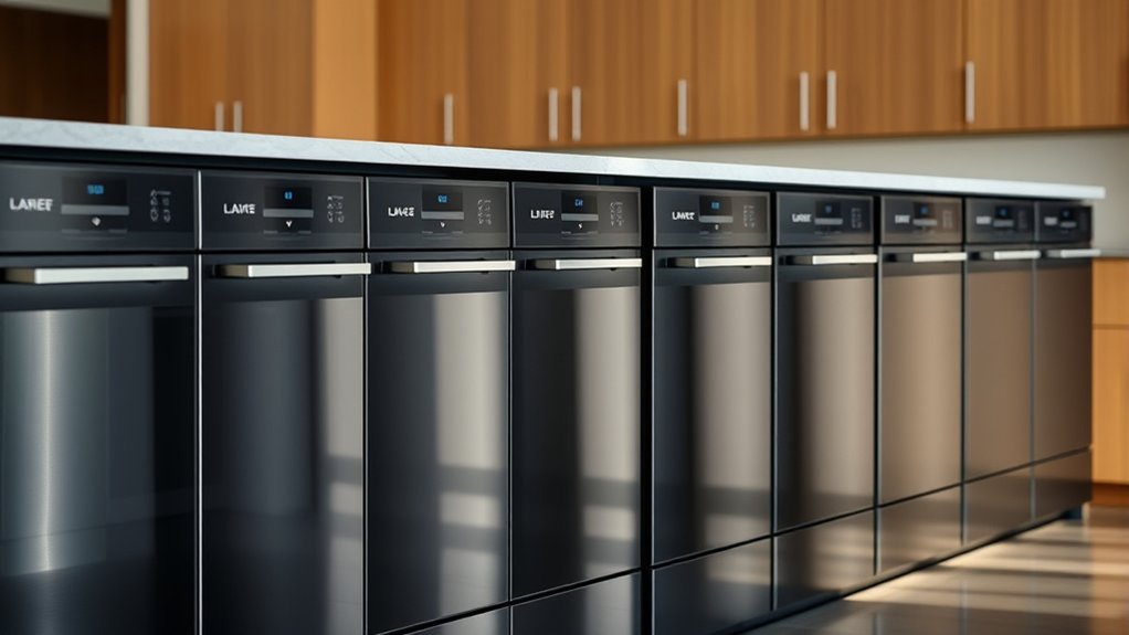 top black stainless dishwashers