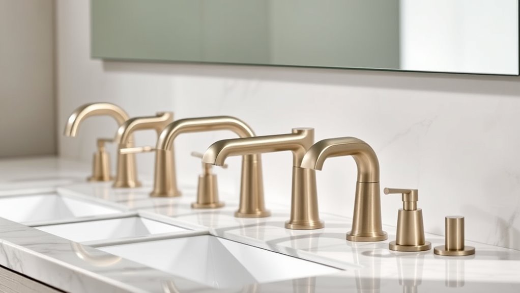 top brushed nickel faucets
