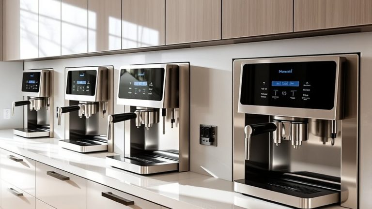 top built in coffee makers