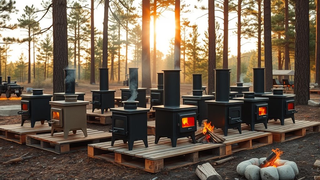 top camper wood stoves