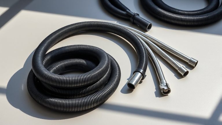 top central vacuum hoses