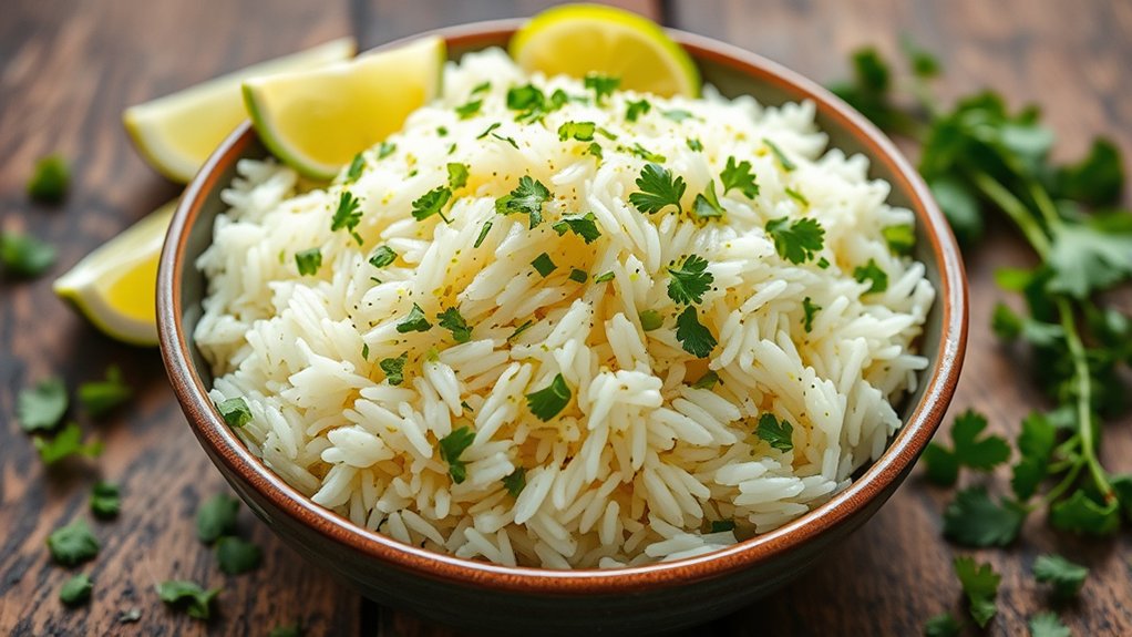 top cilantro lime rice